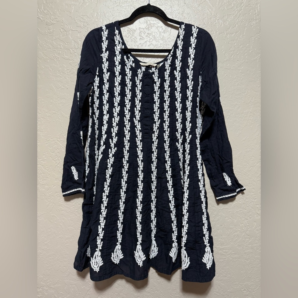 Soft Surroundings black & white tunic dress size M